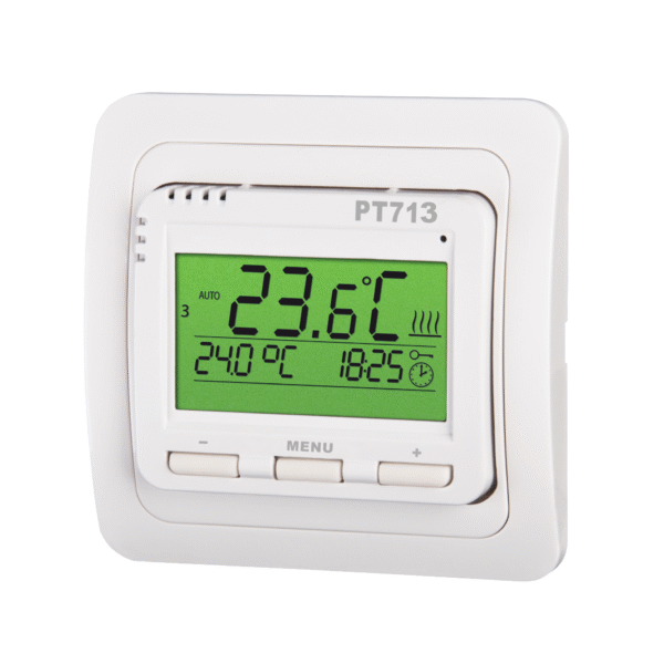 Digitales Thermostat PT713 – Raumregler mit LED-Display für Fußbodenheizung