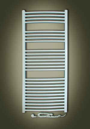Gebogener Infrarot-Badheizkörper – mit Schukostecker (300 W–900 W)
