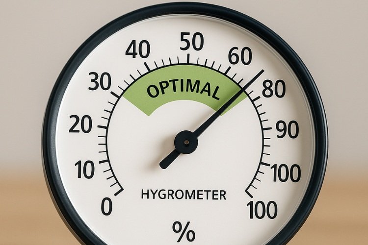 Symbolbild: Hygrometer für optimale Luftfeuchtigkeit
