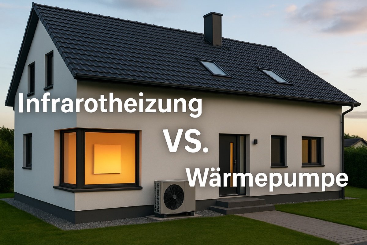 Infrarotheizung oder Waermepumpe