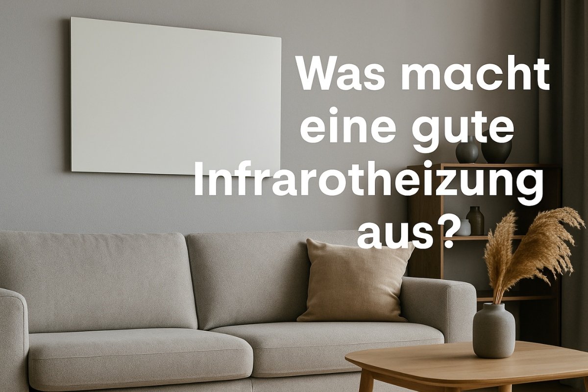 Was macht eine gute Infrarotheizung aus