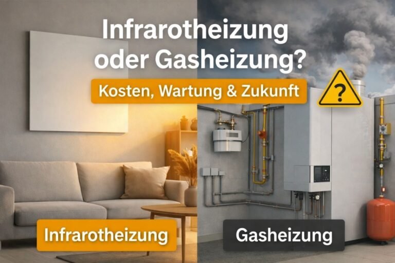 Infrarotheizung oder Gasheizung